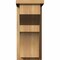 Ekena Millwork Monterey Rough Sawn Corbel w/Backplate, Western Red Cedar, 8"W x 14"D x 18"H COR08X14X18MON01RWR - alternate 4